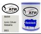 Preview: BMW, Ionic Silver Metallic, B93: 500ml Lackdose, von ATW Autoteile West.